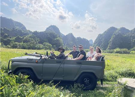 Open Air Jeep Tour start From Ninh Binh 2 Hours Tour